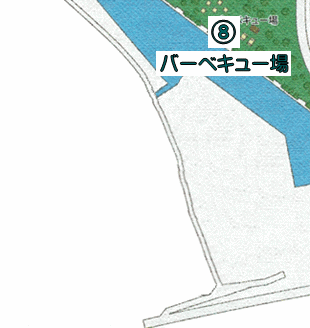 公園案内図－バーベキュー場