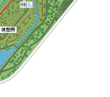 公園案内図－マレット付近