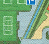 公園案内図－テニスコート付近